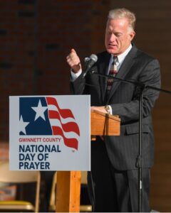 Tony Locke Speaking at National Day of Prayer