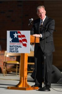 Tony Locke at National Day of Prayer