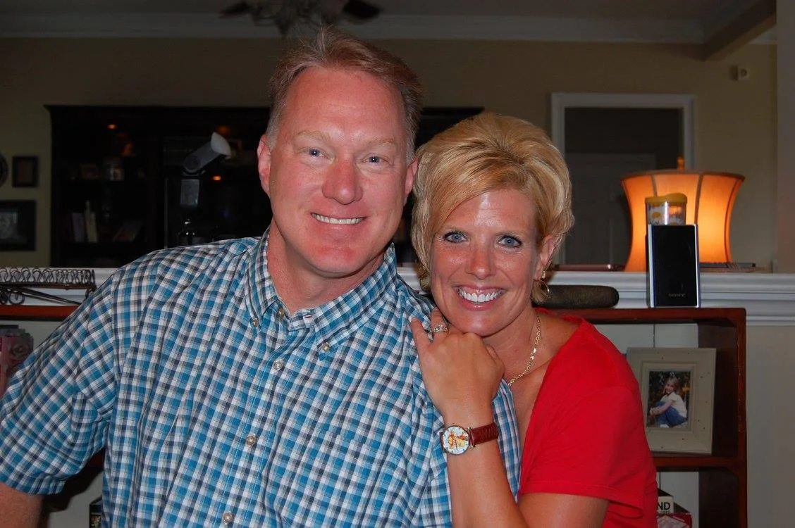 Tony and Jenn Locke at home