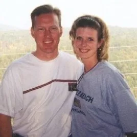 Tony and Jenn Locke in their early years