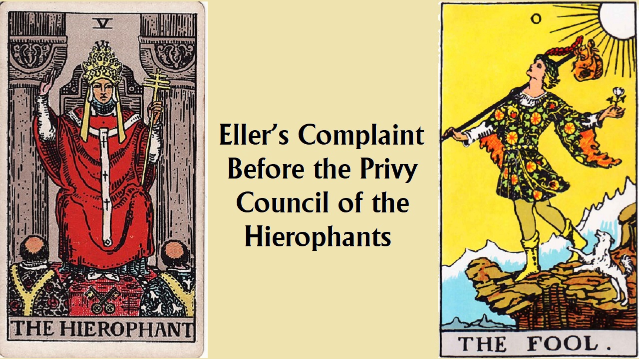 Daniel B Eller Complaint Before the Privy Council of the Hierophants Greenville ARP Church ARPTalk